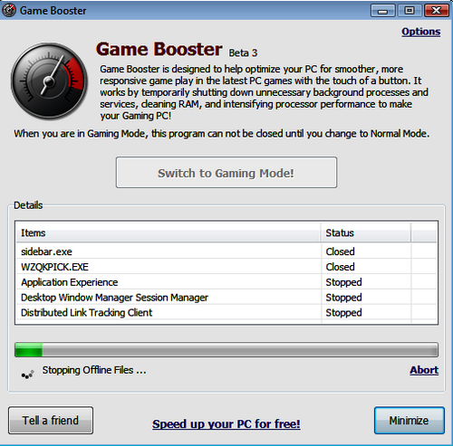 Download Game Booster Xp Free